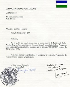 Naturalisation patagone de Christine Sourgins